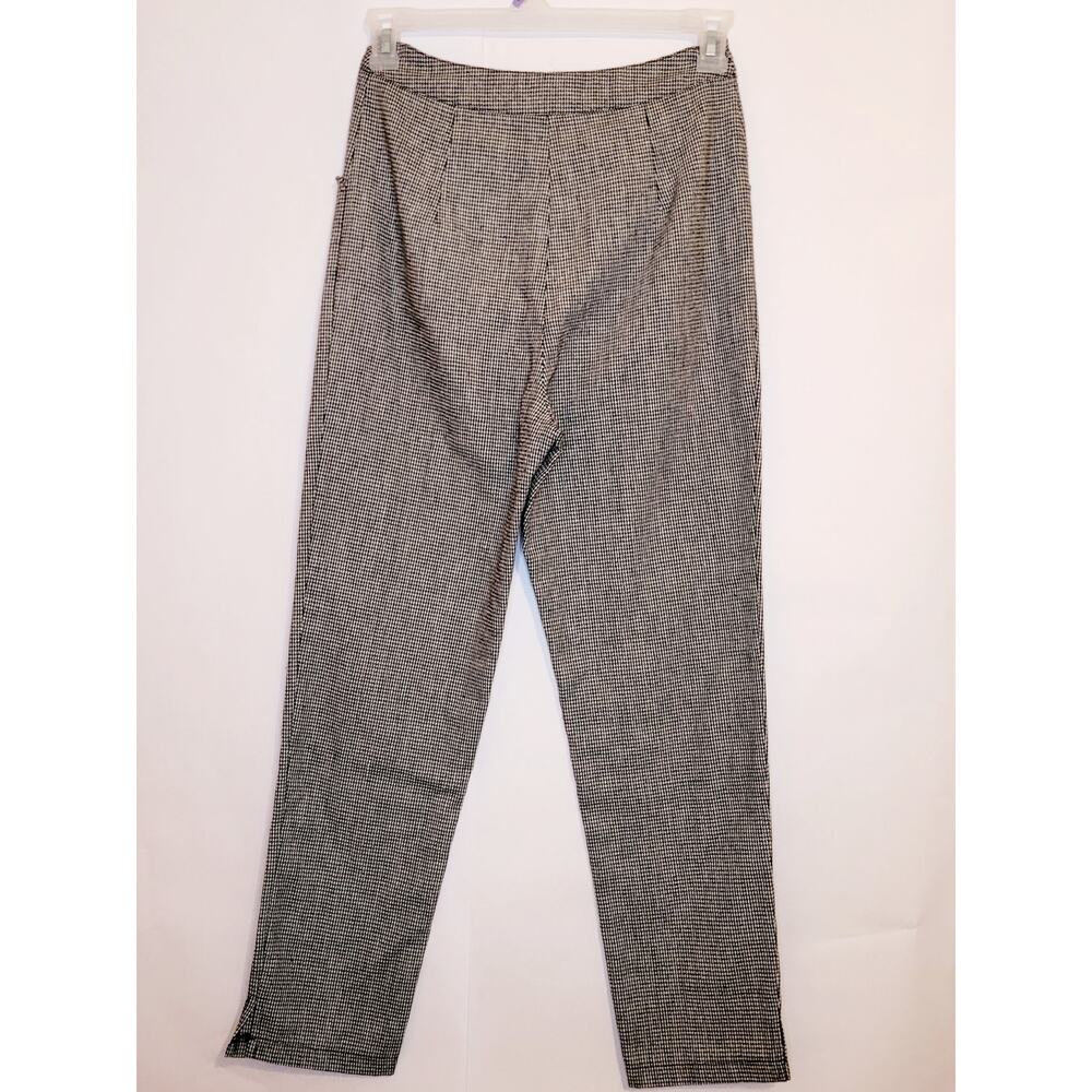 Seek the Label black and white houndstooth straight leg trouser pants Sm Preppy - Picture 2 of 12